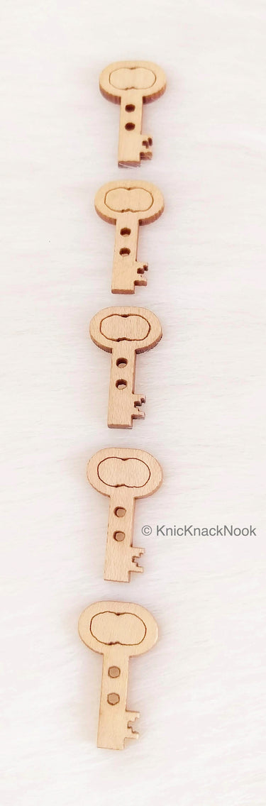 Wood Key Buttons